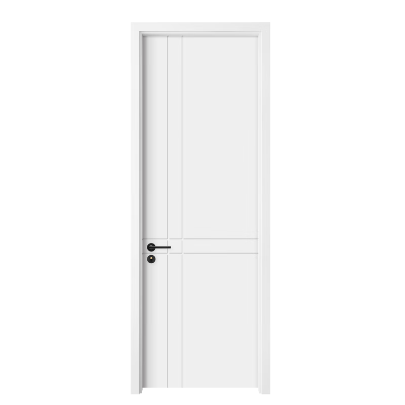 美心（Mexin）木門臥室門房門木質(zhì)復(fù)合環(huán)?？酒岷喖s室內(nèi)平板門套裝門定制門@002 N556-門扇+雙包門套