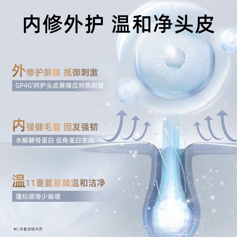 康王拜耳防脱洗发水400ml 腺苷控油 头皮清洁洗发露 赋活防脱防断发 防脱洗发水 400ml*1瓶 固发护发