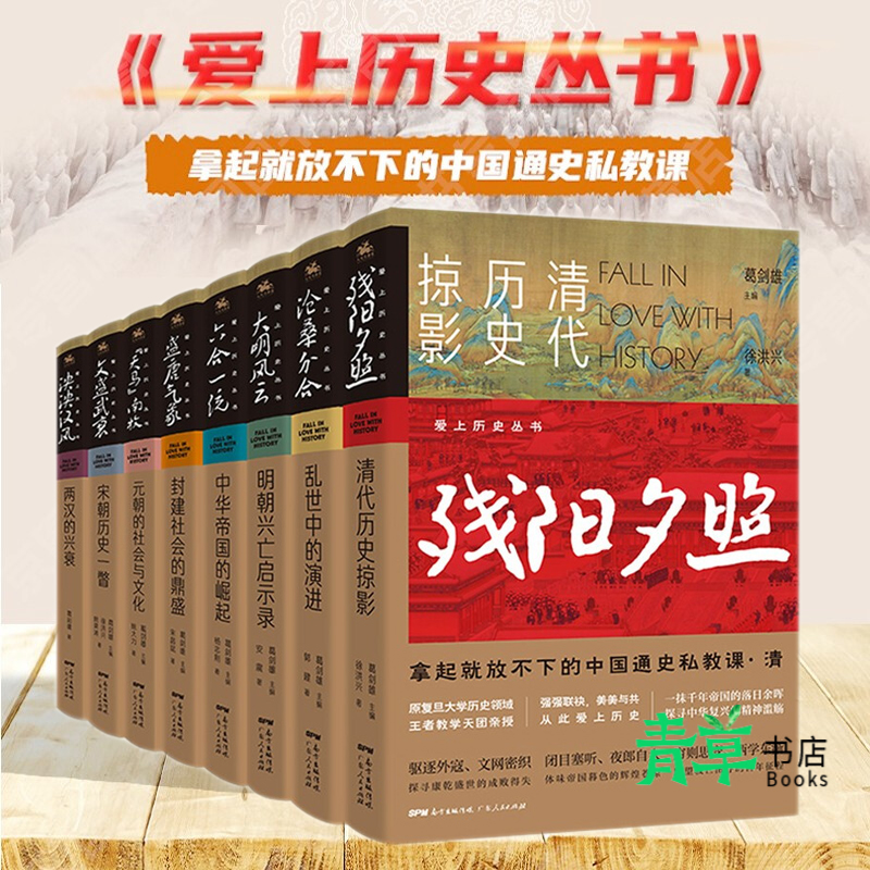 历史的镜子——爱上历史系列丛书（套装全八册）葛剑雄主编 一部与众不同的中华文明发展史 爱上历史系列丛书(全八册)