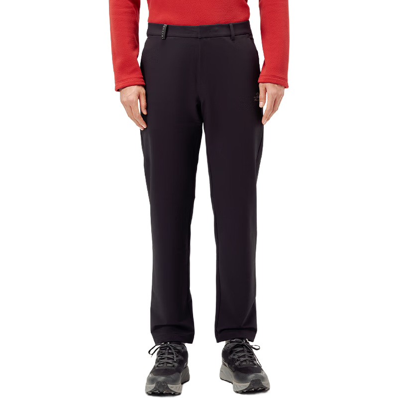 伯希和（Pelliot）【风遁LT】徒步软壳裤男秋冬加绒保暖高弹透气耐磨防风运动登山裤