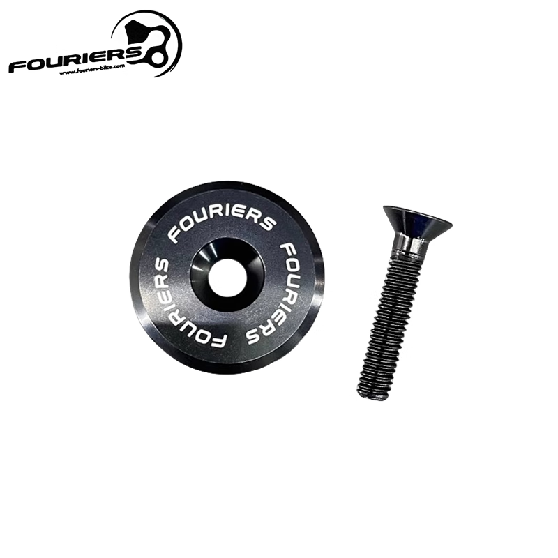 fouriers富律业 自行车碗组盖山地车公路车轻量28.6/25.4mm e001黑色