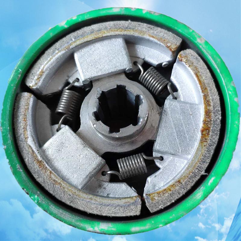 薰槿澜郜微耕机配件双槽a型25花键风冷柴油机自动离心式离合器皮带轮