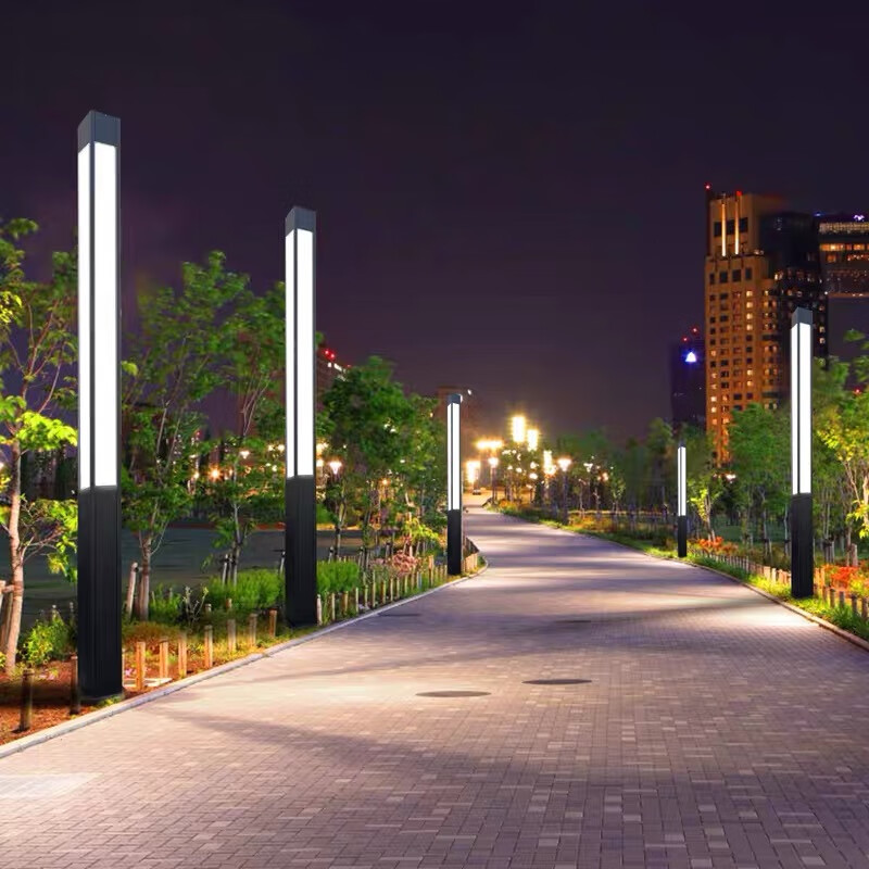 铁艺户外方形景观灯防水庭院灯别墅路灯led树灯花园小区灯柱子灯 40cm