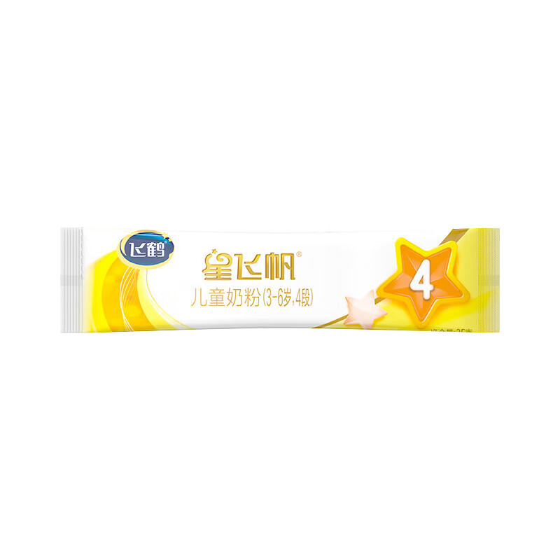 飞鹤星飞帆4段(3-6岁适用) CBP骨骼发育儿童奶粉 25g