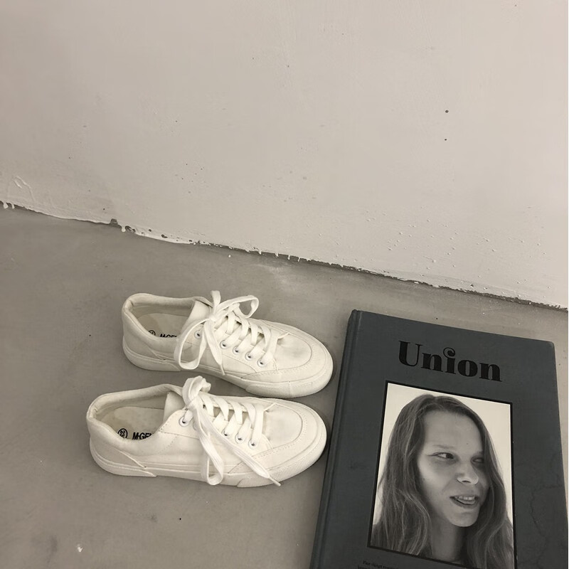 ronbin barde许刘芒 街拍ulzzang经典百搭chic韩风小白鞋女ins板鞋