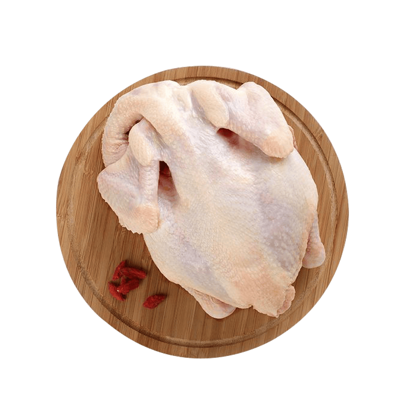 筱诺土鸡三黄鸡整鸡新鲜鸡肉约750g/只整只装 4只装