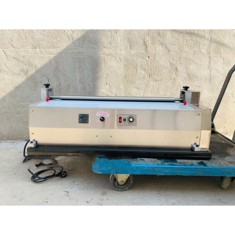 720加热台式胶水机上胶机胶水过胶机小型涂胶机不锈钢半自动 台式调速