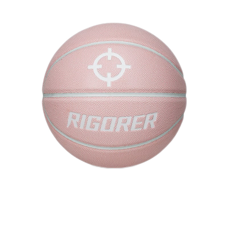 準(zhǔn)者（RIGORER）籃球7號(hào)室內(nèi)外場耐磨訓(xùn)練專用球中小學(xué)生兒童球PU藍(lán)球 7號(hào)氫1櫻花粉-