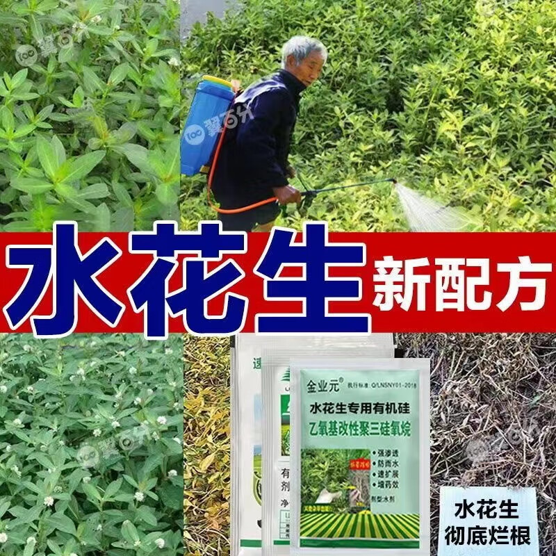 水花生除草剂专杀水花生烂根套餐水花生克星水花生调理剂斩草除根水