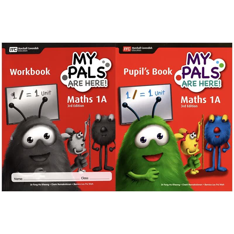 新加坡小学数学 MY PALS ARE HERE Maths   3rd Edition 第三版 学生用书 1A课本+课堂练习册WORKBOOK共2本使用感如何?