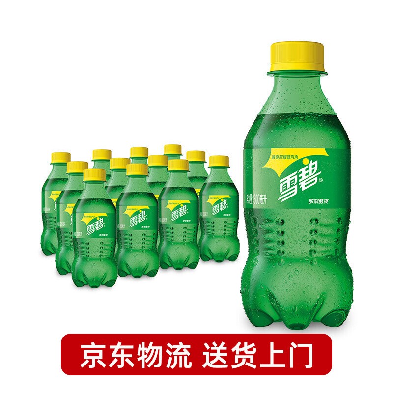 可口可乐（Coca-Cola） 雪碧 Sprite 柠檬味 汽水 碳酸饮料 整箱装新旧包装随机发货 300ML*12瓶