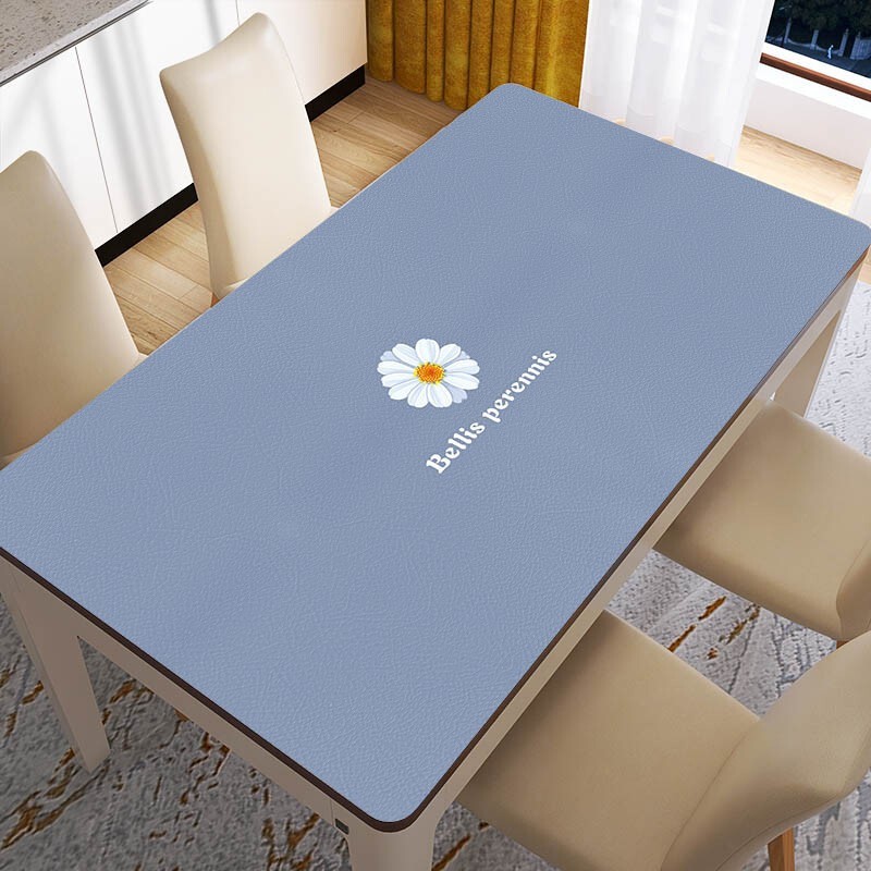 君影 小清新桌布防水防油长方形餐桌垫茶几垫隔热垫防烫免洗高档软