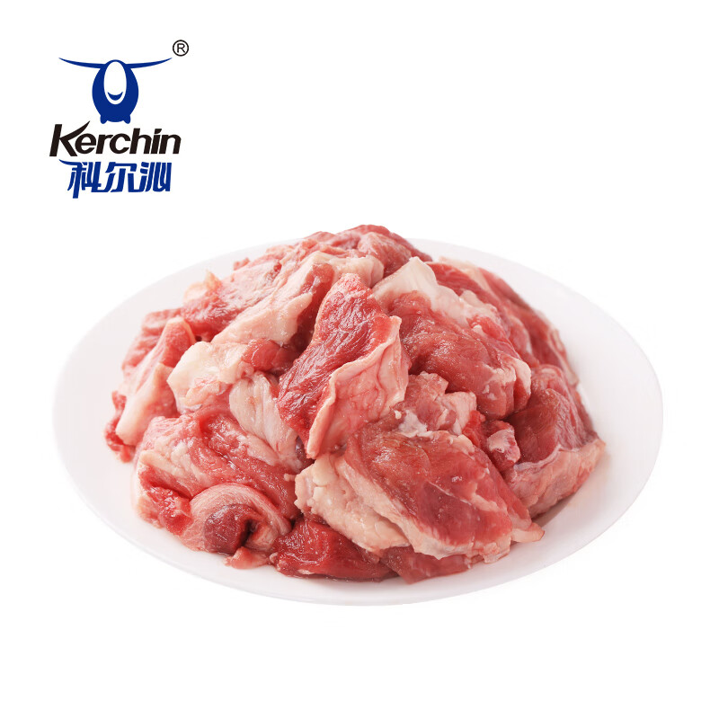 科尔沁国产原切筋头巴脑500g/袋肉筋半筋半肉冷冻谷饲清真牛肉生鲜