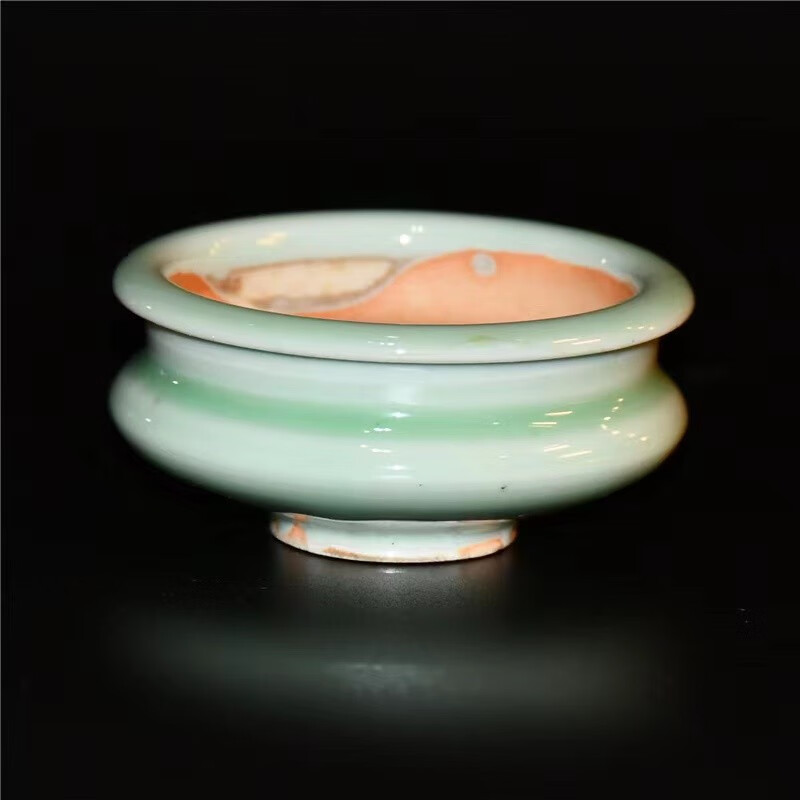 游此斋(youcizhai)古玩工艺品收藏冬青釉瓷器香炉薰炉艺术品收藏礼品