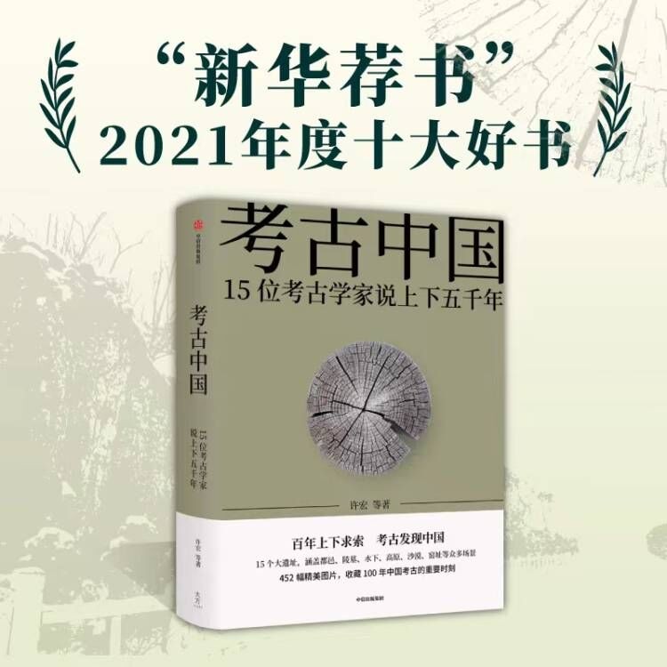 考古中国 许宏等著  百年上下求索 考古发现中国 452张图片 见证5000年中华 许宏 等