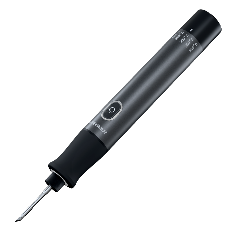 绿林（GREENER）电烙铁家用小型维修焊接无线恒温便携式充电大功率焊锡枪10件套