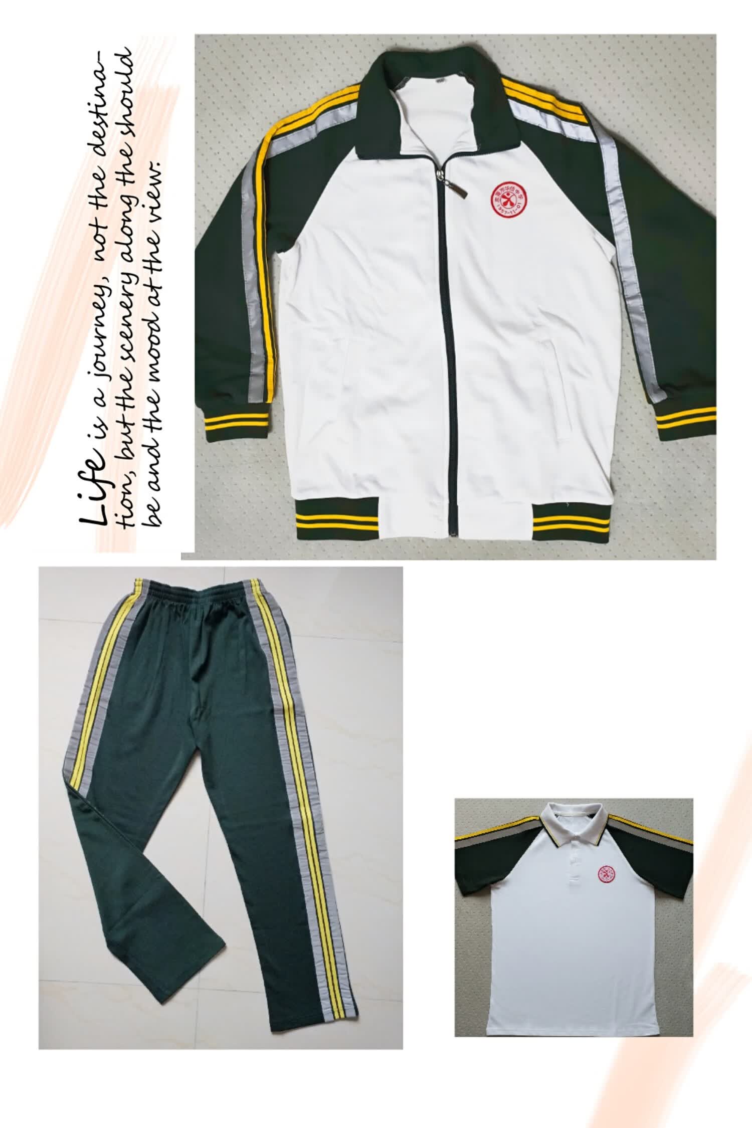 默工场东莞市华侨中学校服凤岗2022新款夏冬秋装季棉秋运动长短袖裤