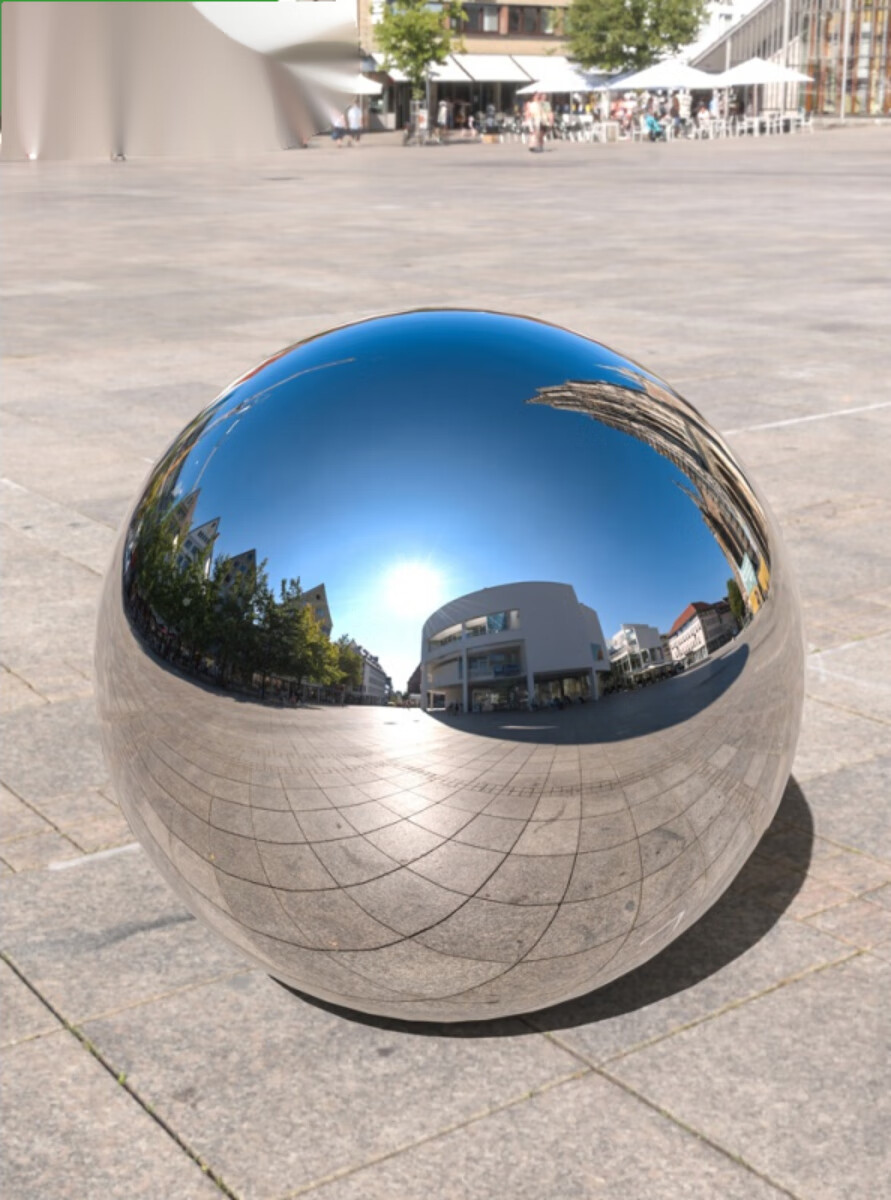 不锈钢球空心球304加厚精品镜面金属球装饰球1.