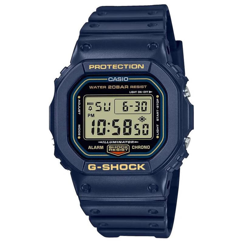 casio卡西欧 手表g-shock新款小方块经典系列方形运动男表 dw-5600rb