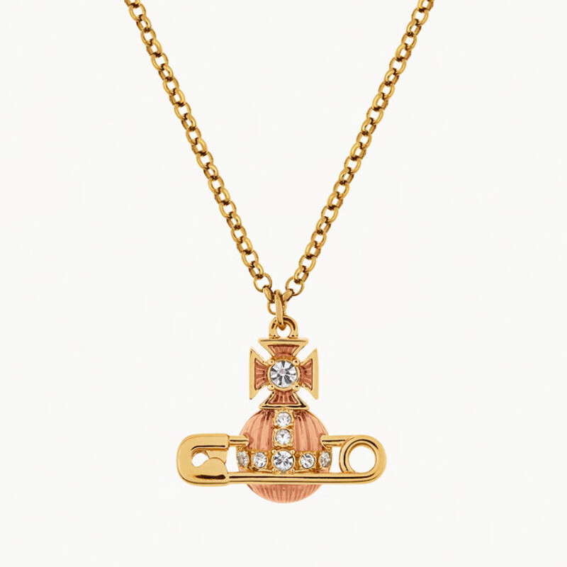 薇薇安·威斯特伍德(vivienne westwood)土星回形针项链西太后索骨链