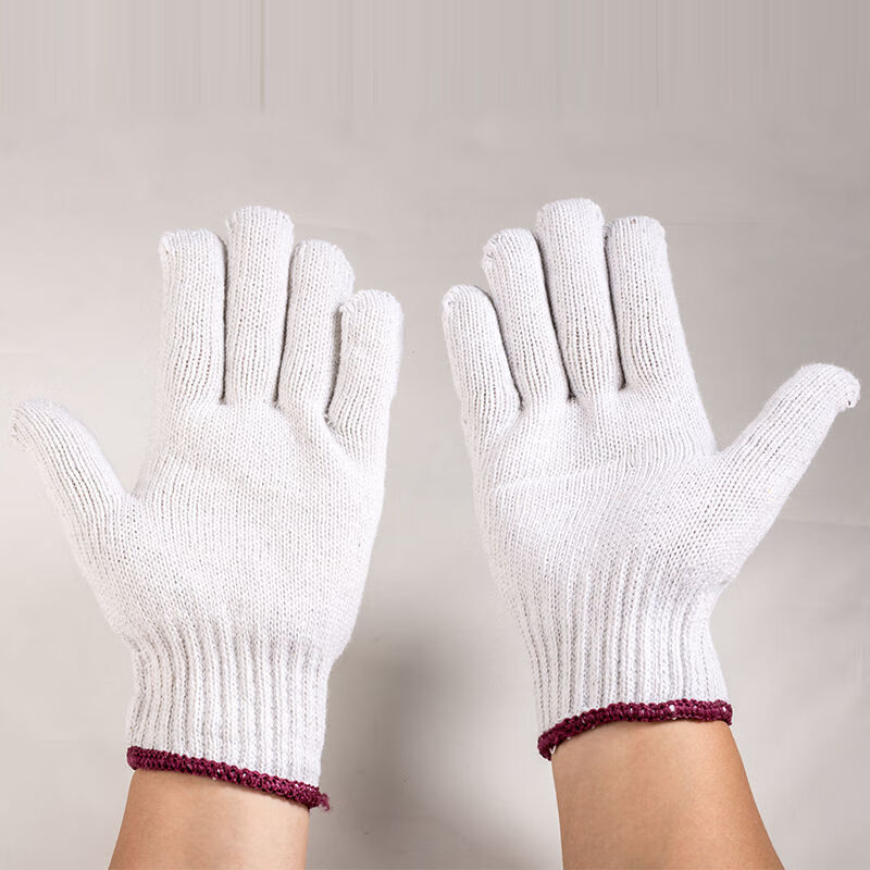 劳保手套耐磨加厚棉线手套防护手套防滑工地劳动男女通用手套 500克 6