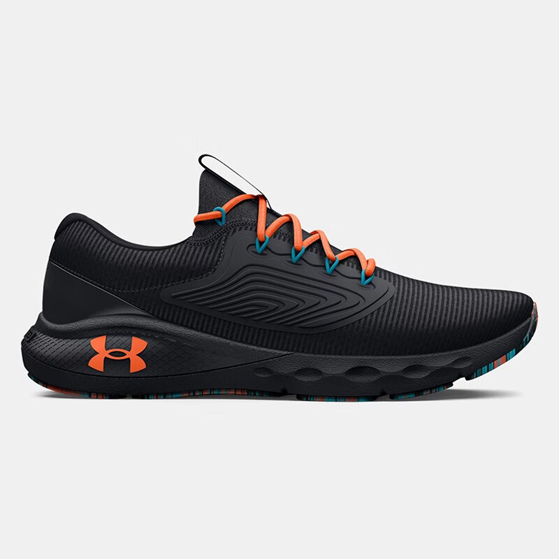 安德瑪（UNDERARMOUR）UA Charged Vantage 2 透氣緩震 輕便舒適 男子運動跑步鞋 003 黑橙 43碼/US9.5