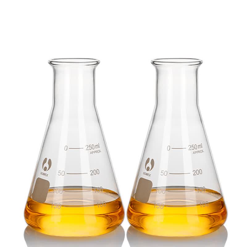 广口三角瓶1000ml三角烧瓶锥形烧杯250ml500ml锥形瓶高硼硅料博美 5ml