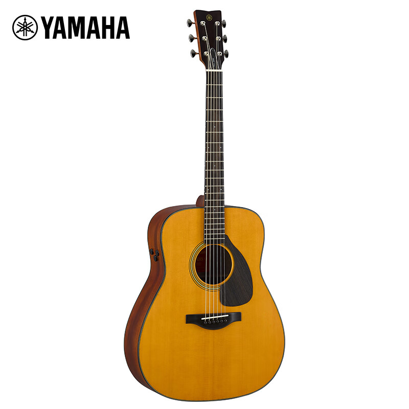 雅马哈（YAMAHA）全单板电箱款红标系列FGX5日本进口民谣吉他木吉他41英寸哑光原木色全新款