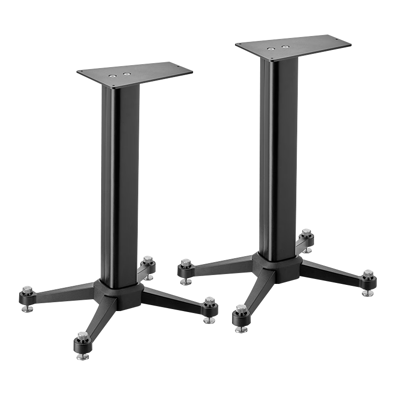 focalkanta n1书架音箱原装支架 前置脚架 一对法国品牌 石墨黑