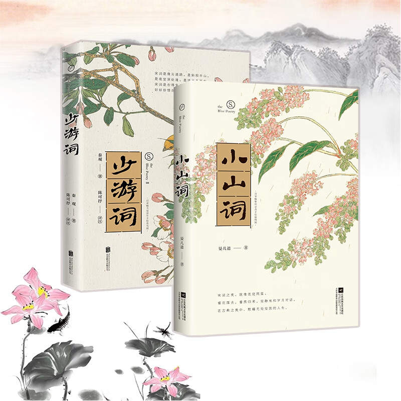 少游词(共2册)至美古风版秦观著婉约派诗词代表作中国诗词大会佑妹
