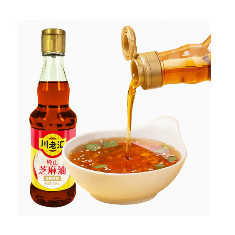 川老汇川老汇纯正芝麻油430ml四川特产正宗香油厨房调料食用油火锅
