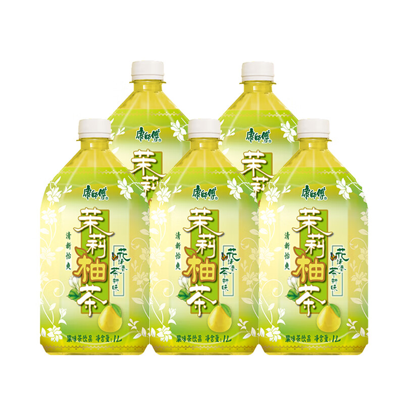 康师傅茉莉柚茶1升瓶装果味茶饮品饮料大瓶整箱团购批发 茉莉柚茶1升*