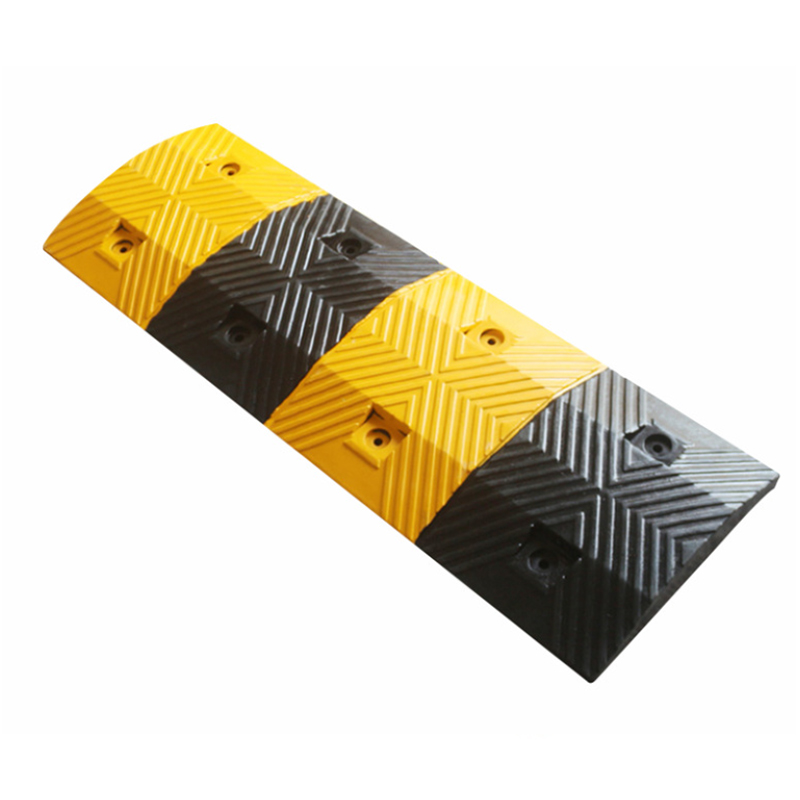 龙禹盛 减速带 橡胶减速带 汽车公路减速带马路道路缓冲带减震带 100*