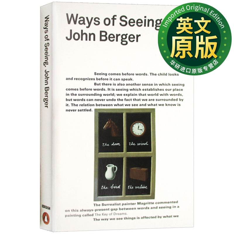 英文原版 观看之道 约翰伯格 Ways of Seeing 企鹅经典 艺术启蒙读物 艺术入门经典 Berger, John