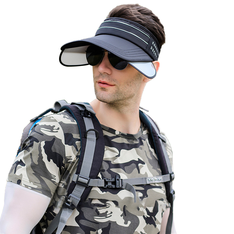 FitonTon遮阳帽男夏季空顶可伸缩运动帽价格趋势与比较