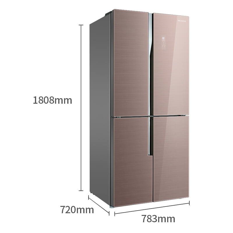 冰箱美菱MELING436升十字对开门冰箱评测数据如何,评测好不好用？