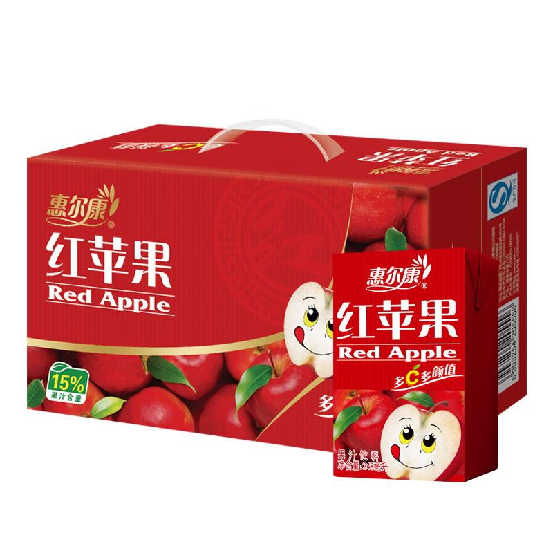 惠尔康红苹果清爽饮品价格趋势,口感很好的果汁饮料推荐