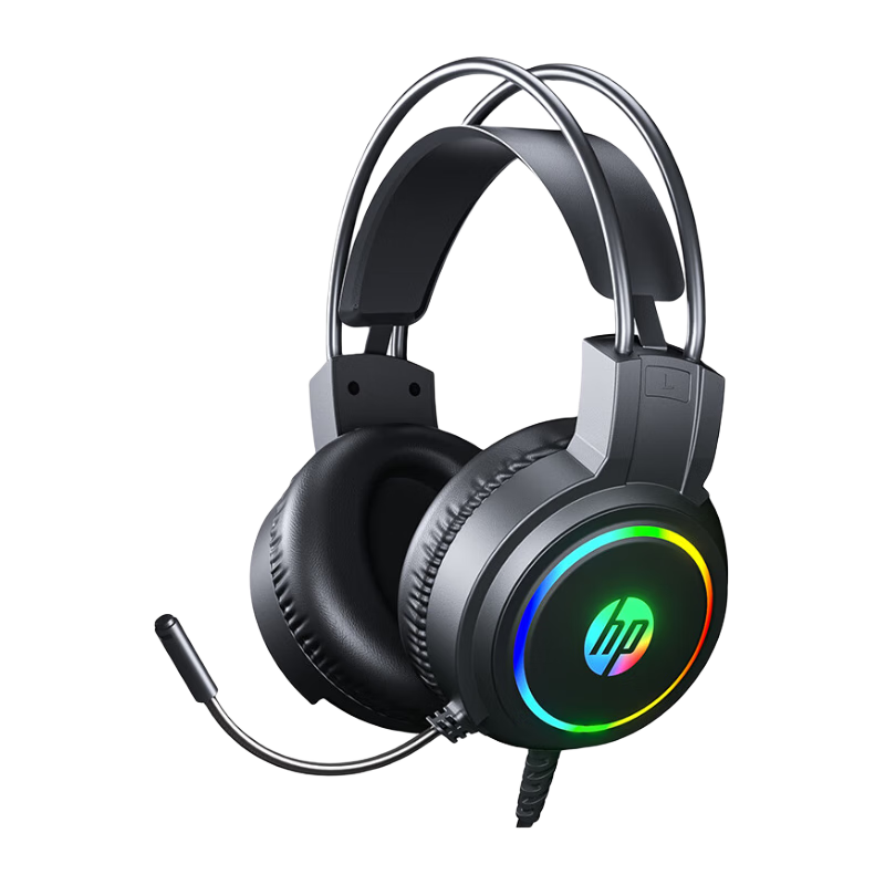 ���գ�HP��H100��Ϸ����ͷ��ʽ�������˷�羺�������߶�����Ϸ�Լ��������ж�������λ 3.5mm+USB��