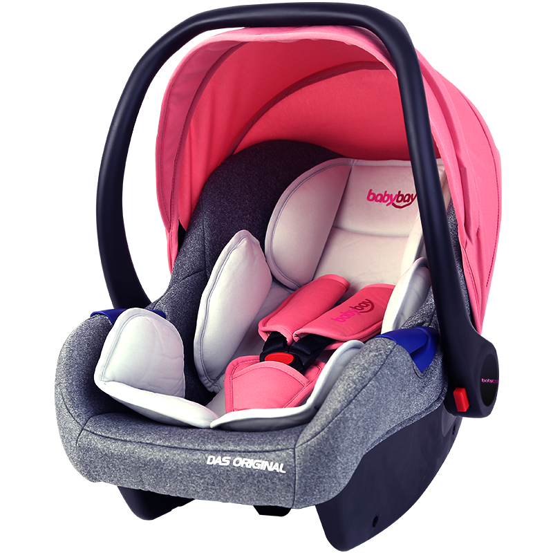 Babybay德国新生儿汽车儿童安全座椅车载婴儿提篮简易便携式手提睡篮宝宝摇篮0-15个月 闪电黑