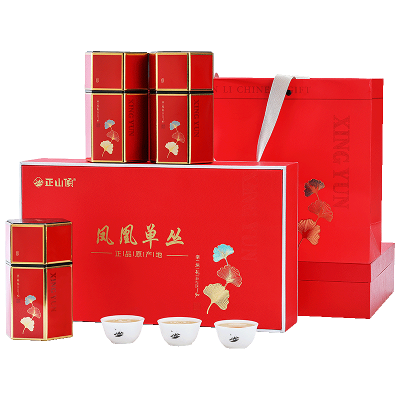 正山頂烏龍茶福運鳳凰單樅鴨屎香特級255g足火茶葉禮盒裝品質(zhì)送禮高口碑