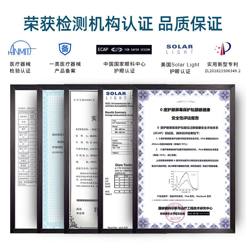 0度 适用iPad pro钢化膜Air5/4代保护膜 稀土防蓝光防射线护眼膜 mini6磨砂防指纹防眩光耐刮平板贴膜 18款iPad/Air1/2代-透明 9.7英寸