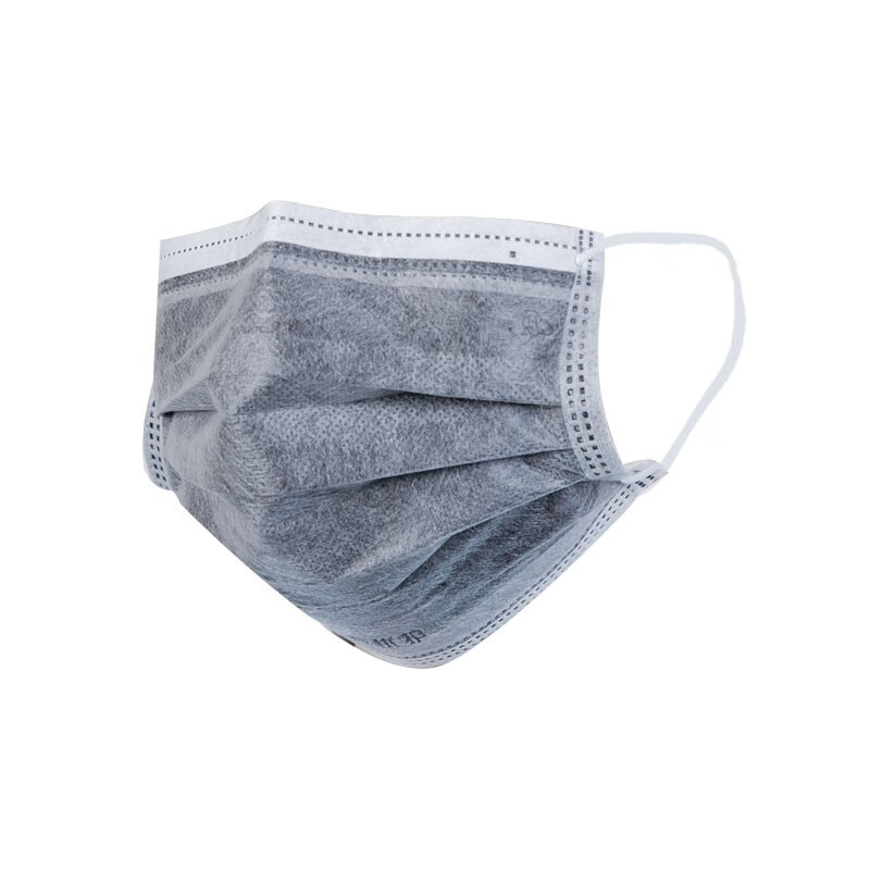 长诚防护 活性炭口罩一次性四层加厚实验室吸附异味工业防尘防甲醛二手烟 TH1010C四层活性炭口罩500只-独立装