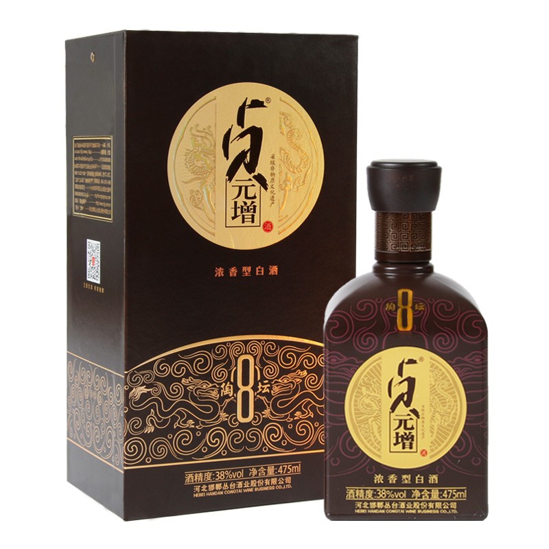 38度贞元增酒(8) 浓香型白酒475ml商务宴请酒 粮食酒 河北邯郸特产酒