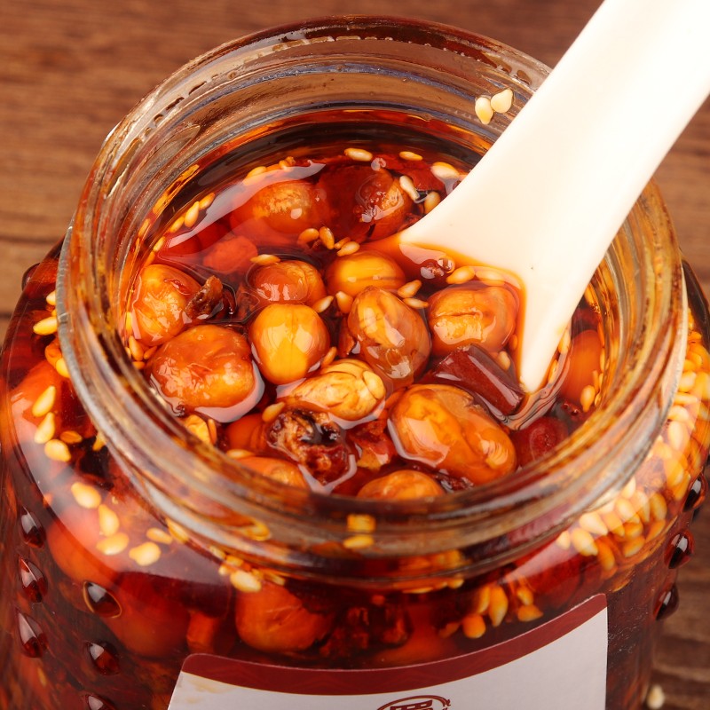 黄懒懒 佐餐下饭辣椒酱210g 满口香油炸辣子花生脆牛肉酱 凉拌香辣酱