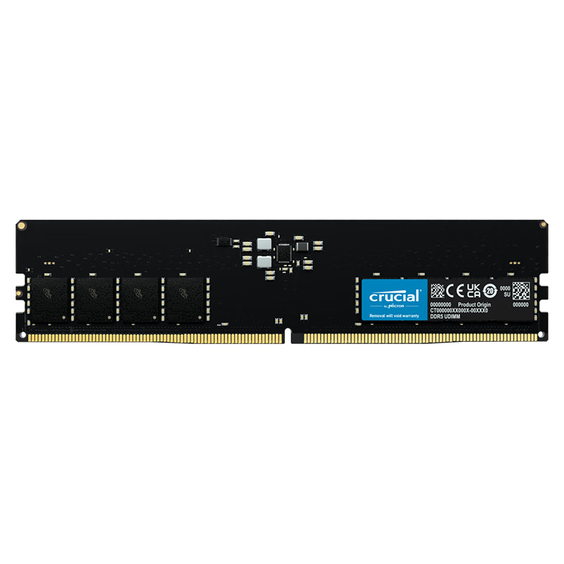 Crucial 英睿达 32GB DDR5 5600频率 台式机内存条 美光原厂出品