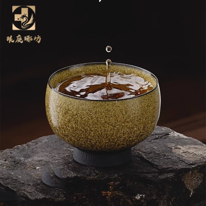 陈为椿天目釉建盏主人杯手工茶器大号茶杯男士 大师级《陈为椿》建盏