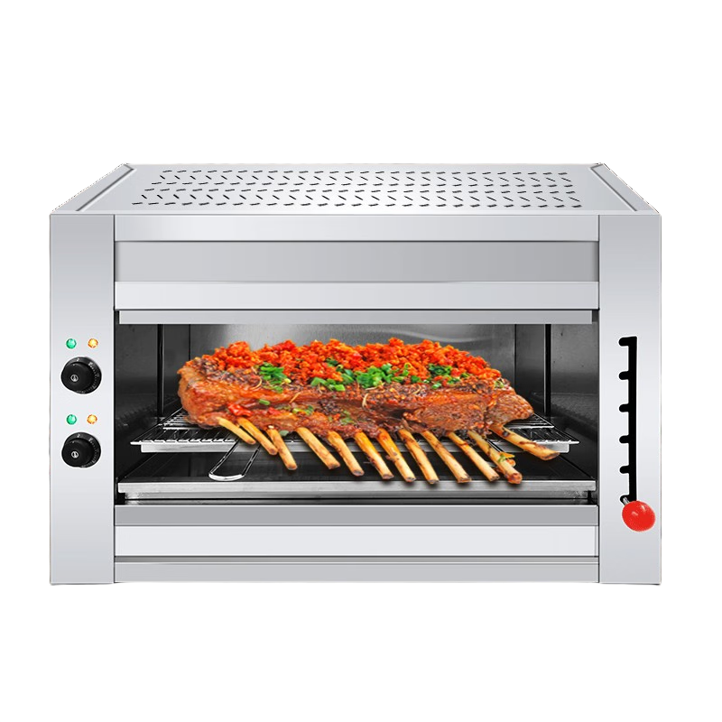 hotkitchHOTKITCH 商用燃氣烤箱電熱面火爐升降烤爐煤氣面火烤箱電烤魚爐日式料理數控電腦版升降面火爐 16D電熱面火爐