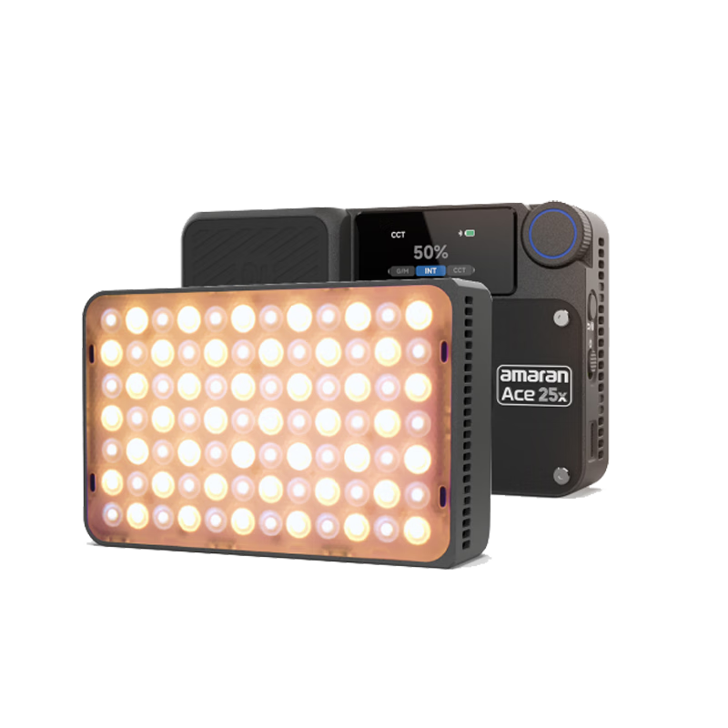 愛圖仕（Aputure）艾蒙拉 ACE 25C直播補光燈25W便攜補光燈手機相機攝影燈室內(nèi)戶外拍攝常亮口袋燈