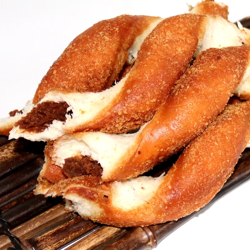 维霆东北老式麻花软手撕面包豆沙夹心糕点零食小吃特产手工传统怀旧