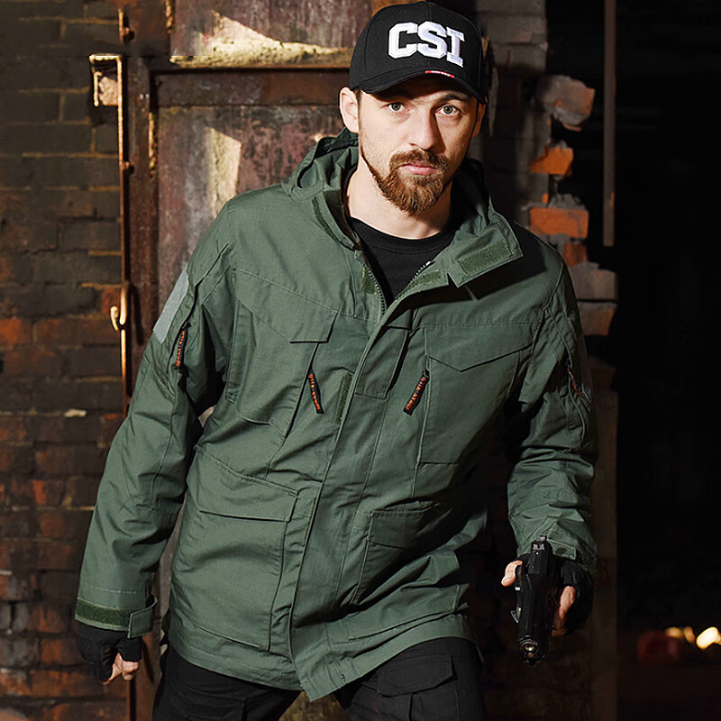 氧摩德军风衣 军绿色外套男谍影军迷战术m65战地风衣 军版mtp s